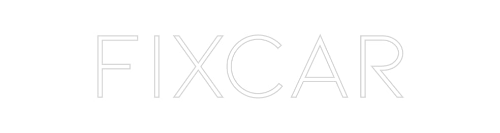 Konfiguriertes Neonschild: FixCar - Official Neon - led neon schild schriftzug personalisiert