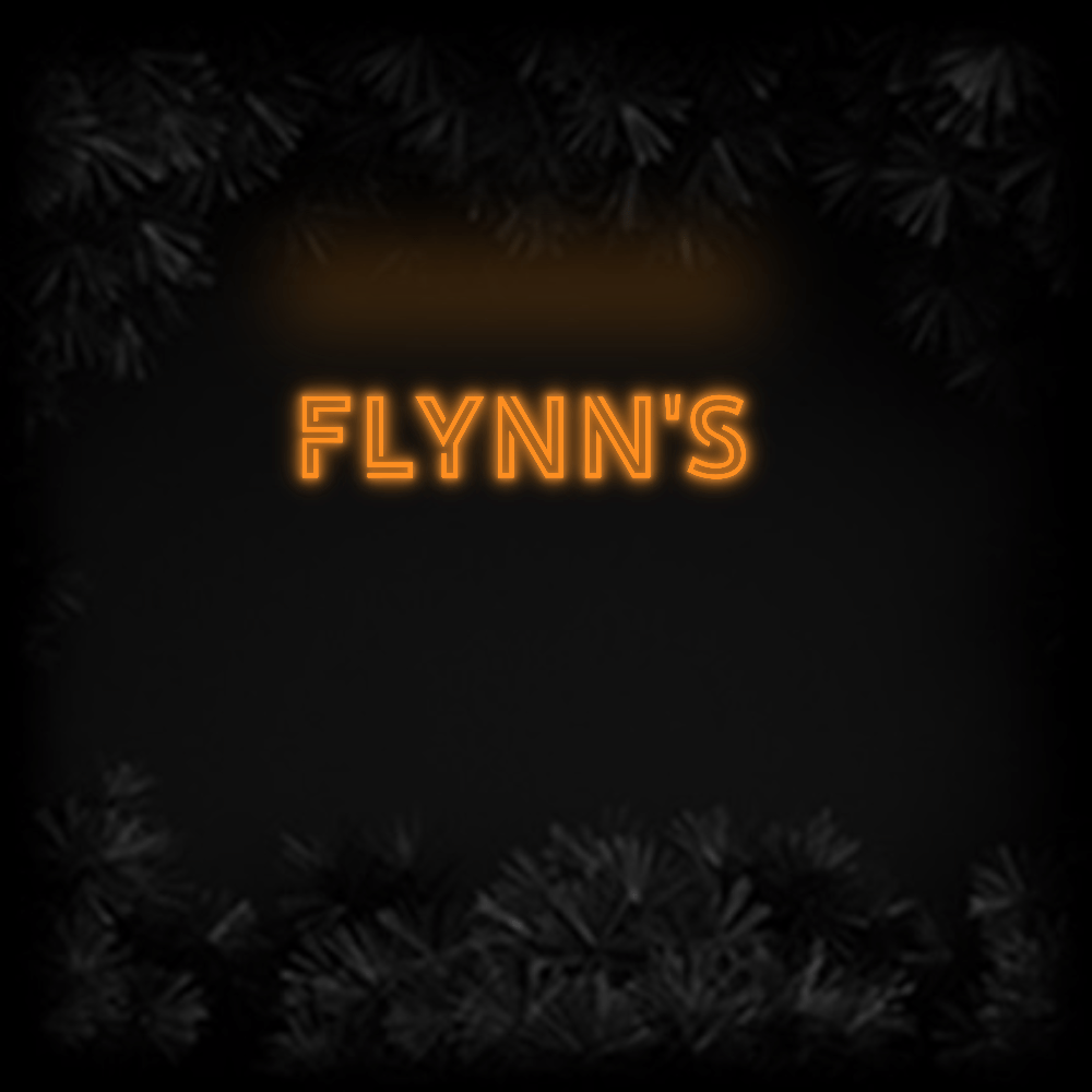 Konfiguriertes Neonschild: Flynn's - Official Neon - led neon schild schriftzug personalisiert