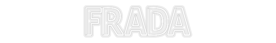 Konfiguriertes Neonschild: FRADA - Official Neon - led neon schild schriftzug personalisiert