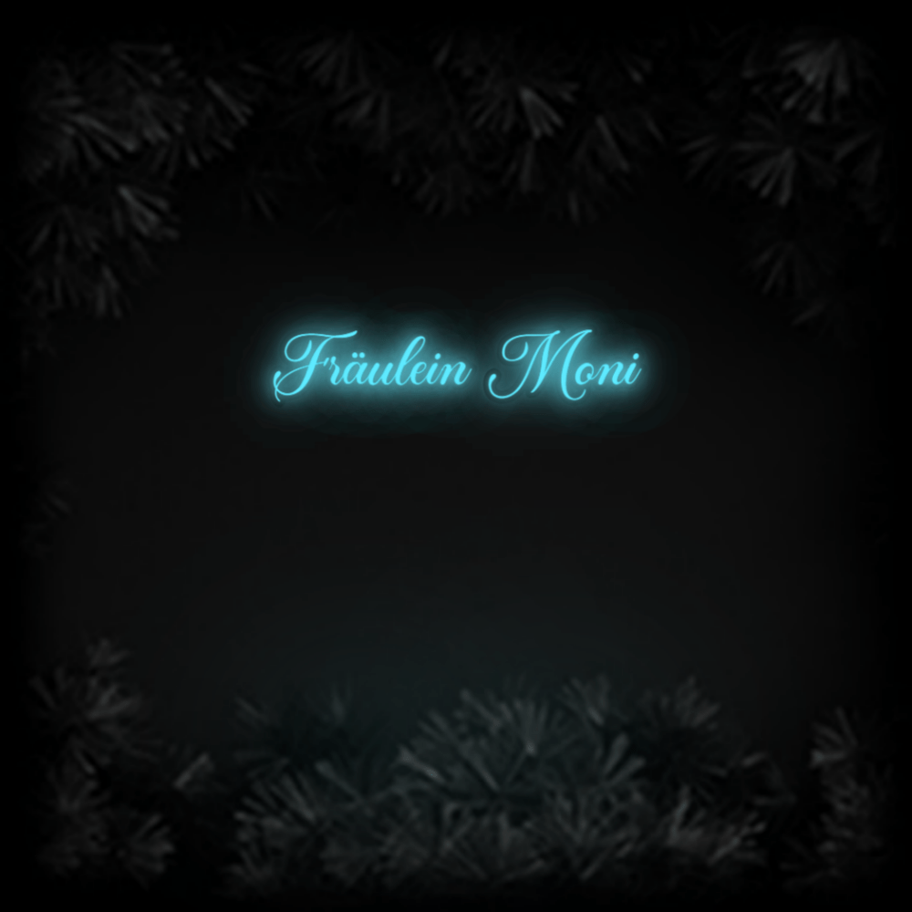 Konfiguriertes Neonschild: Fräulein Moni - Official Neon - led neon schild schriftzug personalisiert