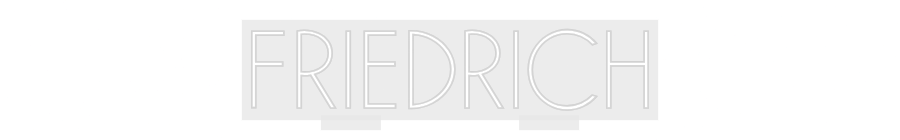 Konfiguriertes Neonschild: FRIEDRICH - Official Neon - led neon schild schriftzug personalisiert