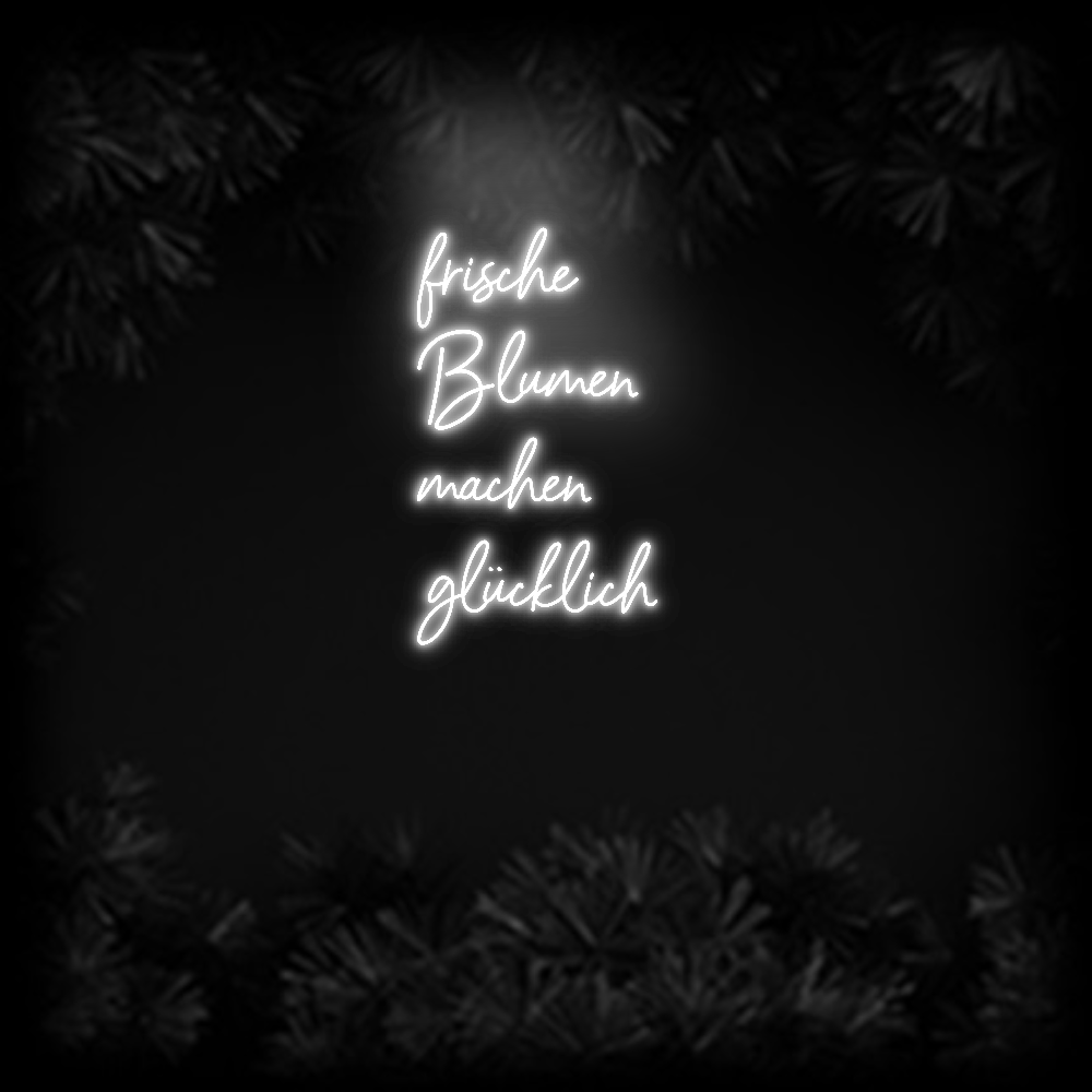 Konfiguriertes Neonschild: frische Blu... - Official Neon - led neon schild schriftzug personalisiert