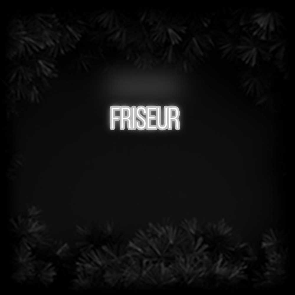 Konfiguriertes Neonschild: Friseur - Official Neon - led neon schild schriftzug personalisiert