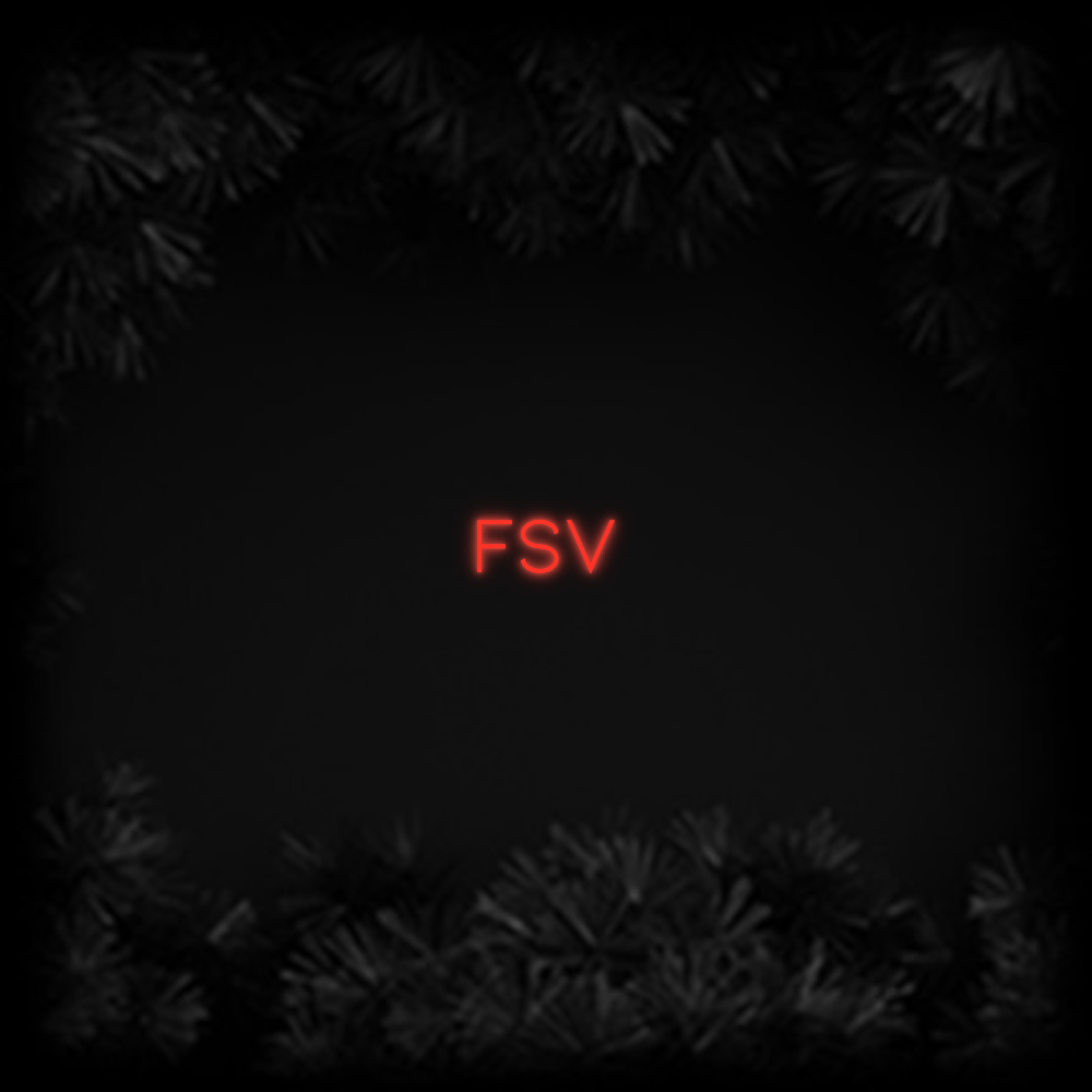 Konfiguriertes Neonschild: FSV - Official Neon - led neon schild schriftzug personalisiert