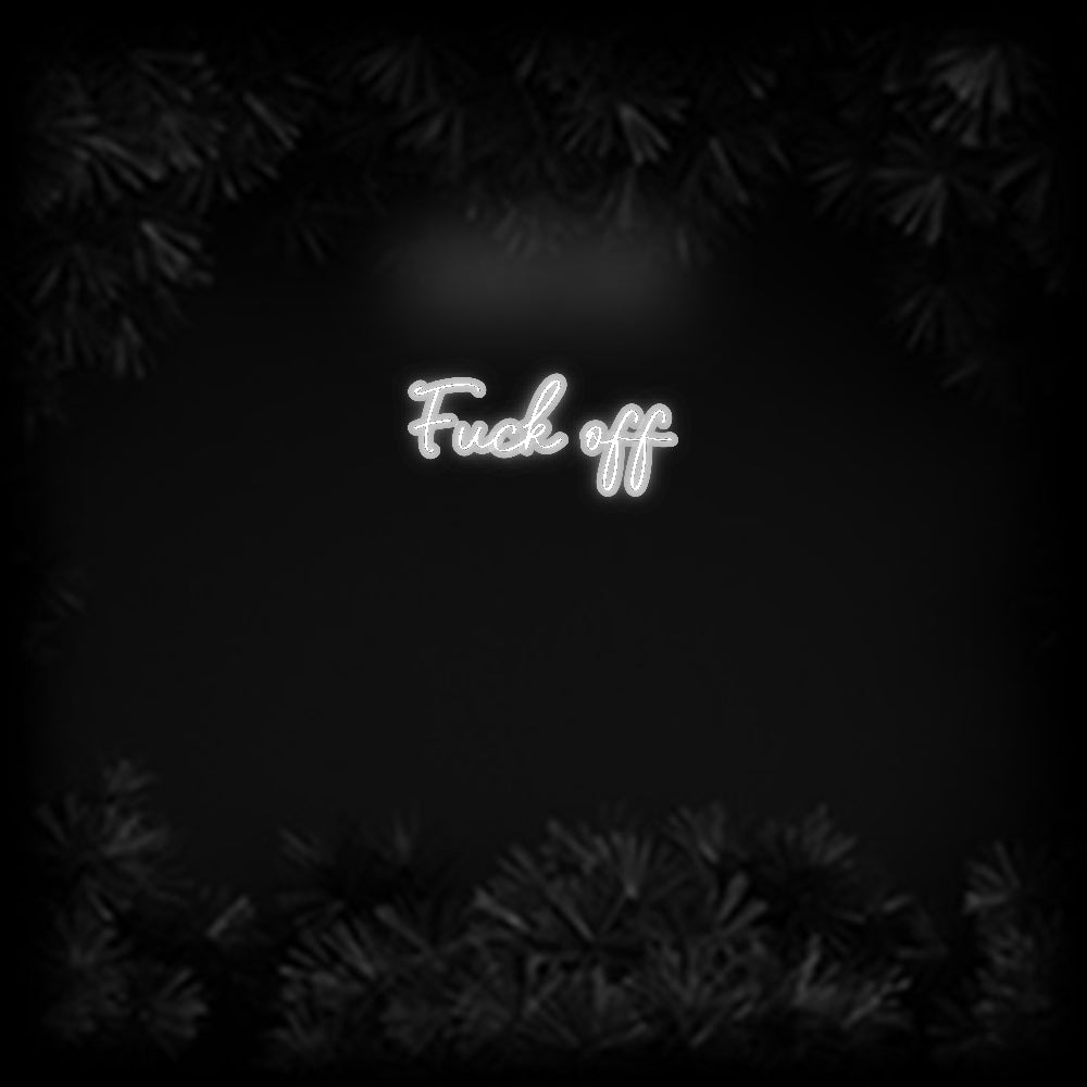 Konfiguriertes Neonschild: Fuck off - Official Neon - led neon schild schriftzug personalisiert