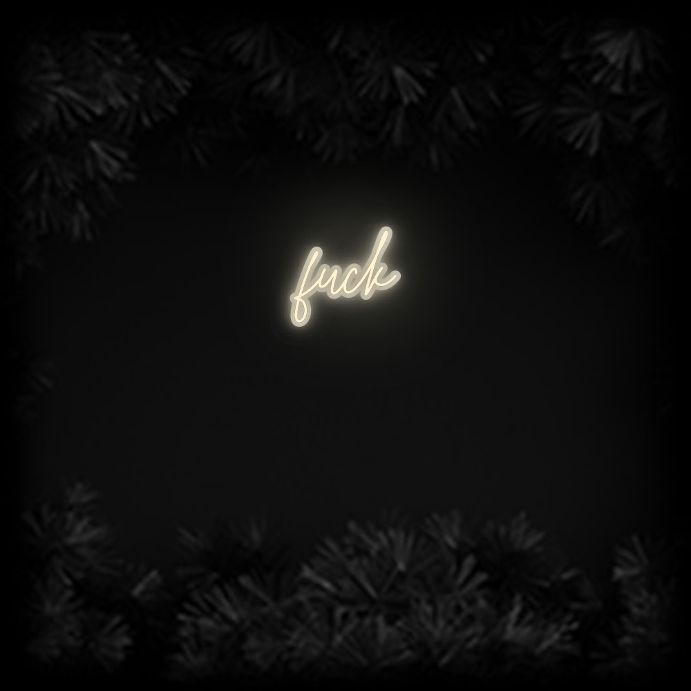 Konfiguriertes Neonschild: fuck - Official Neon - led neon schild schriftzug personalisiert