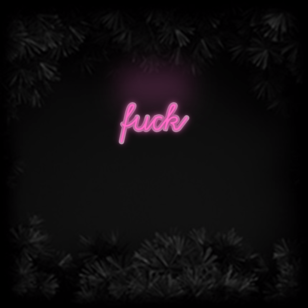 Konfiguriertes Neonschild: fuck - Official Neon - led neon schild schriftzug personalisiert
