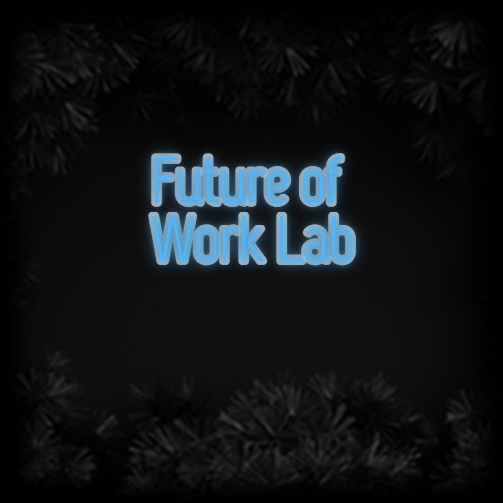 Konfiguriertes Neonschild: Future of Work... - Official Neon - led neon schild schriftzug personalisiert