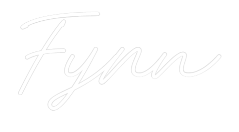 Konfiguriertes Neonschild: Fynn - Official Neon - led neon schild schriftzug personalisiert