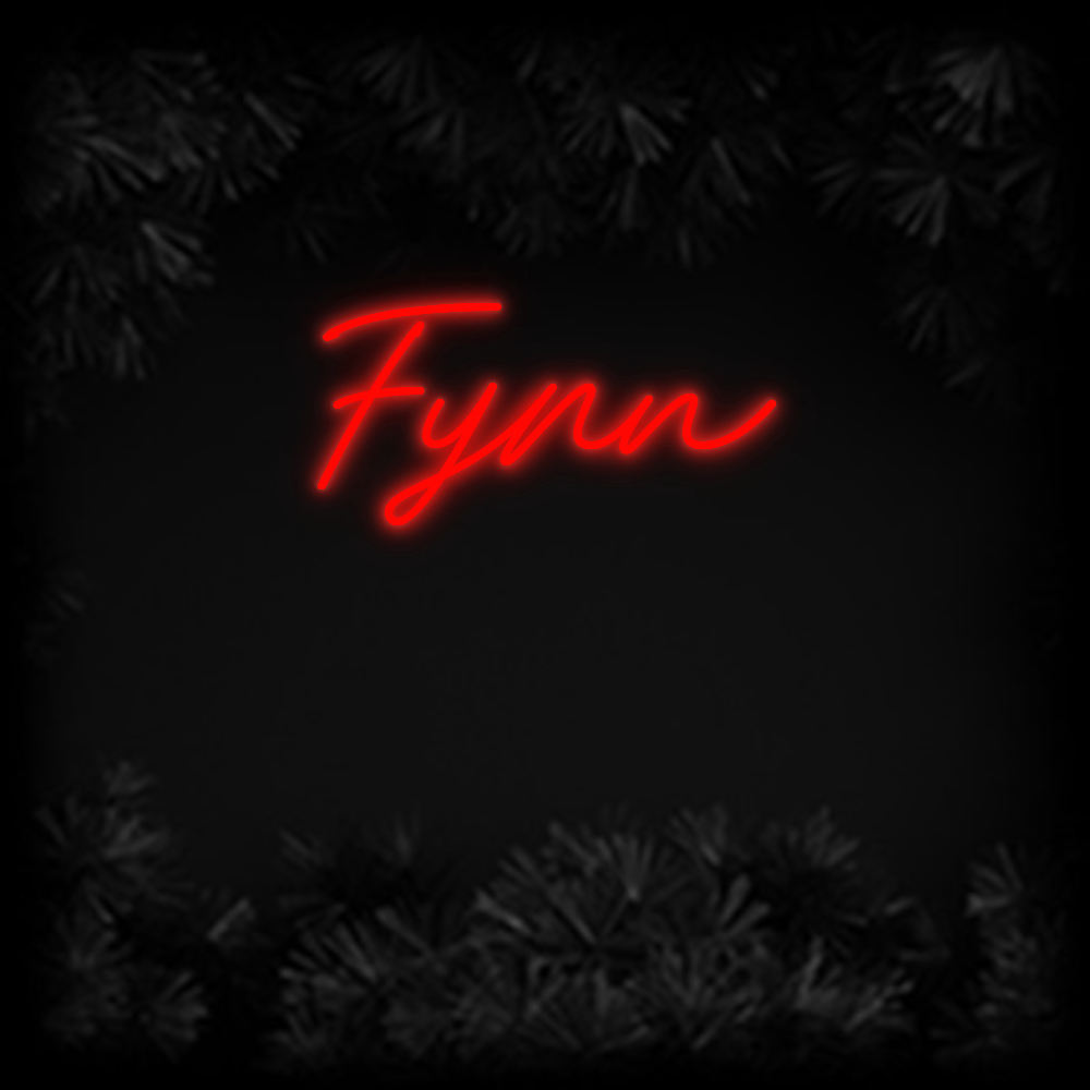 Konfiguriertes Neonschild: Fynn - Official Neon - led neon schild schriftzug personalisiert