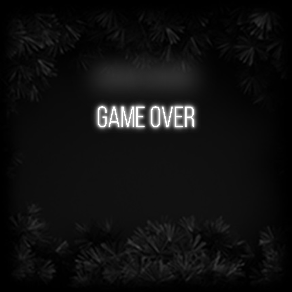 Konfiguriertes Neonschild: Game over - Official Neon - led neon schild schriftzug personalisiert