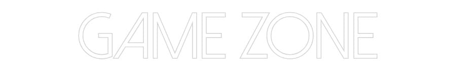 Konfiguriertes Neonschild: Game Zone - Official Neon - led neon schild schriftzug personalisiert