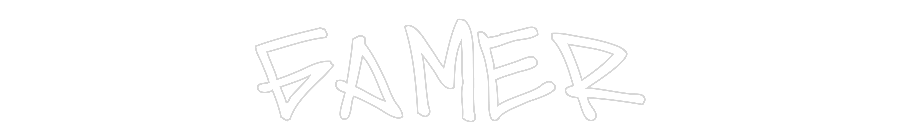 Konfiguriertes Neonschild: GAMER - Official Neon - led neon schild schriftzug personalisiert
