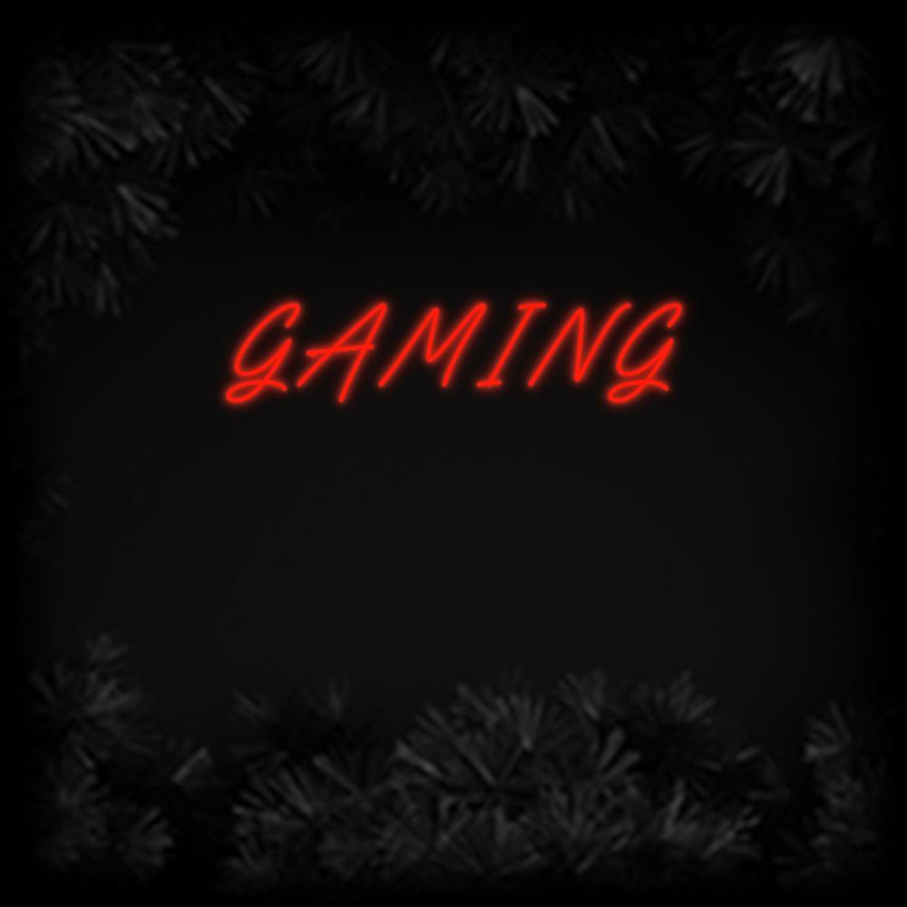 Konfiguriertes Neonschild: GAMING - Official Neon - led neon schild schriftzug personalisiert