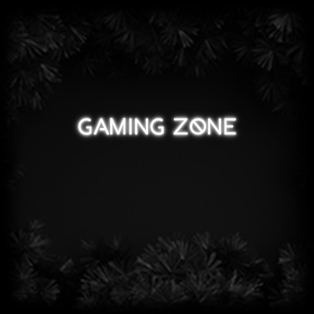 Konfiguriertes Neonschild: Gaming Zone - Official Neon - led neon schild schriftzug personalisiert