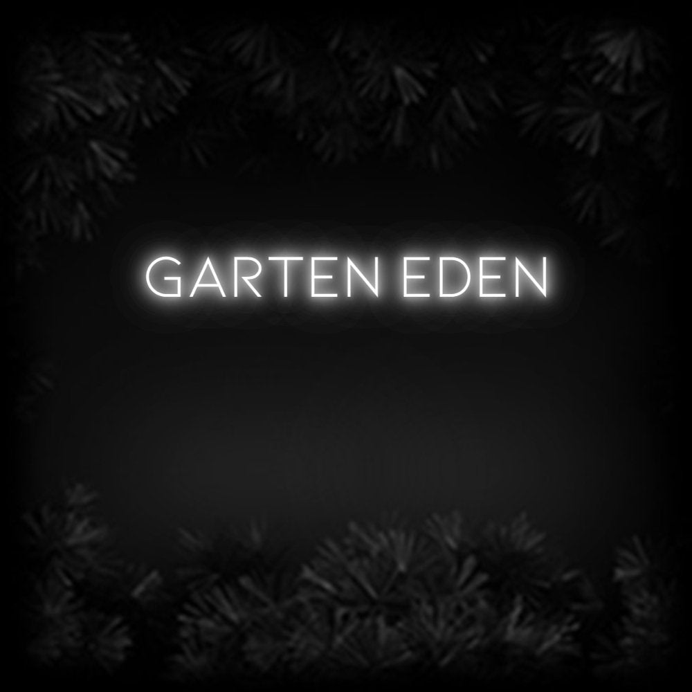 Konfiguriertes Neonschild: GARTEN EDEN - Official Neon - led neon schild schriftzug personalisiert