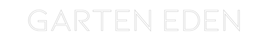 Konfiguriertes Neonschild: GARTEN EDEN - Official Neon - led neon schild schriftzug personalisiert