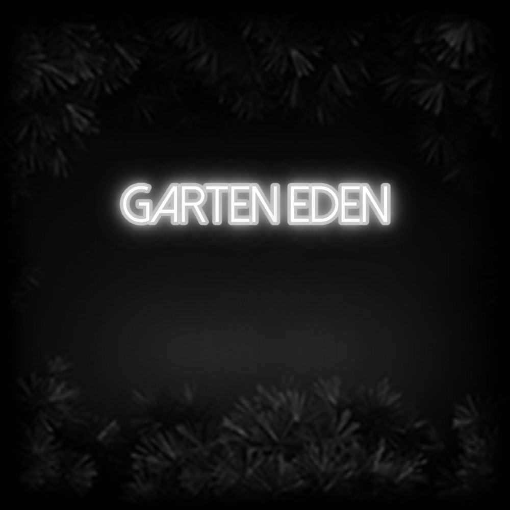 Konfiguriertes Neonschild: GARTEN EDEN - Official Neon - led neon schild schriftzug personalisiert
