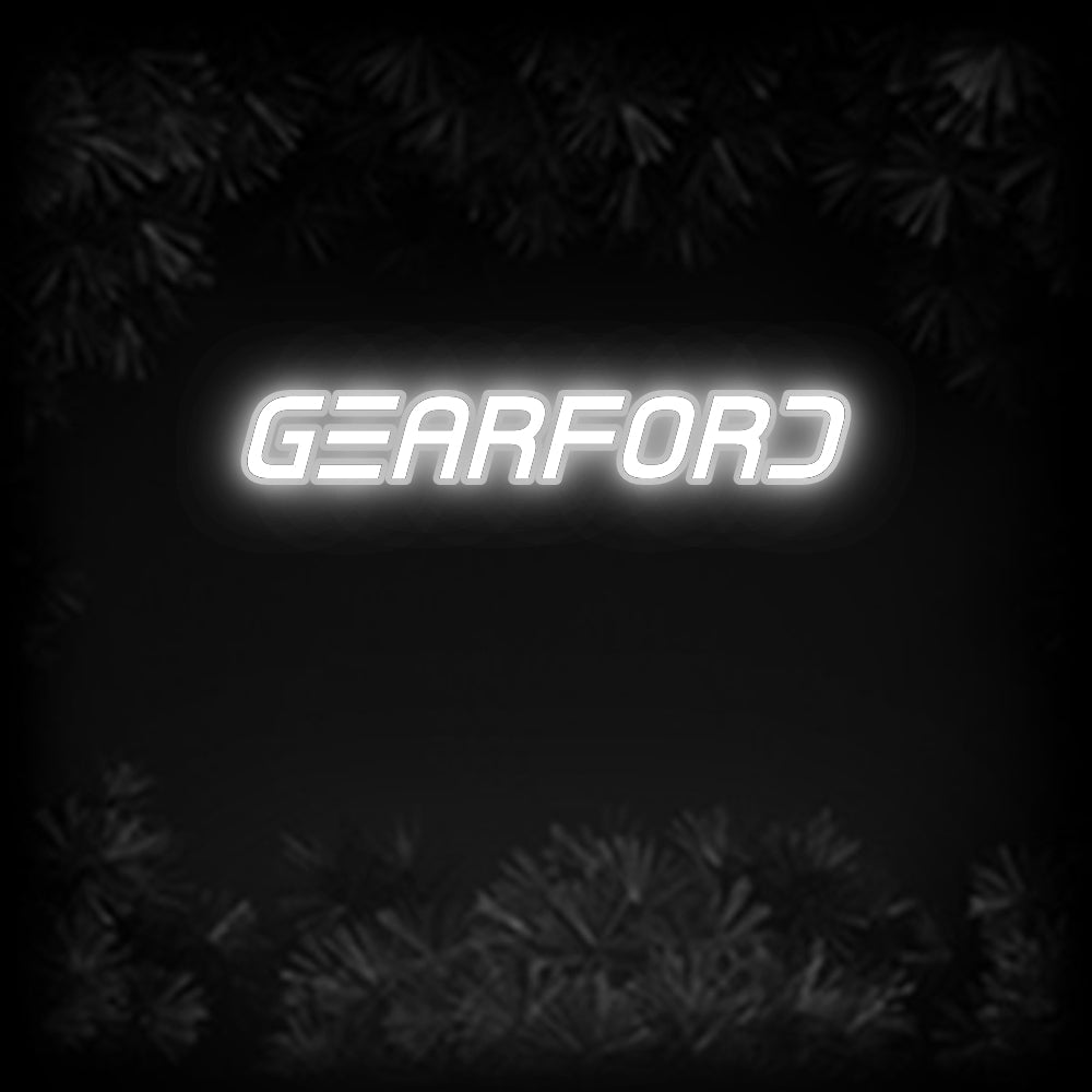 Konfiguriertes Neonschild: Gearford - Official Neon - led neon schild schriftzug personalisiert