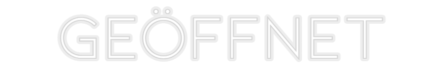 Konfiguriertes Neonschild: geöffnet - Official Neon - led neon schild schriftzug personalisiert