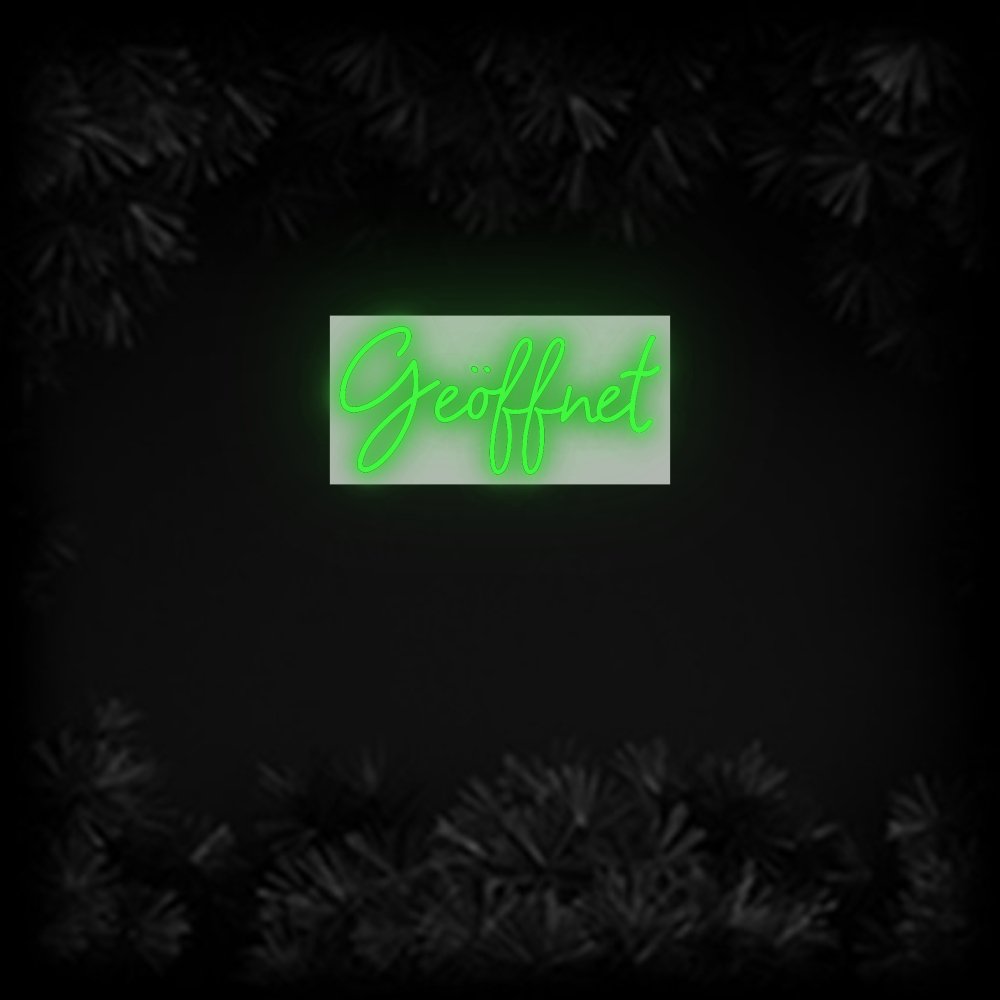 Konfiguriertes Neonschild: Geöffnet - Official Neon - led neon schild schriftzug personalisiert