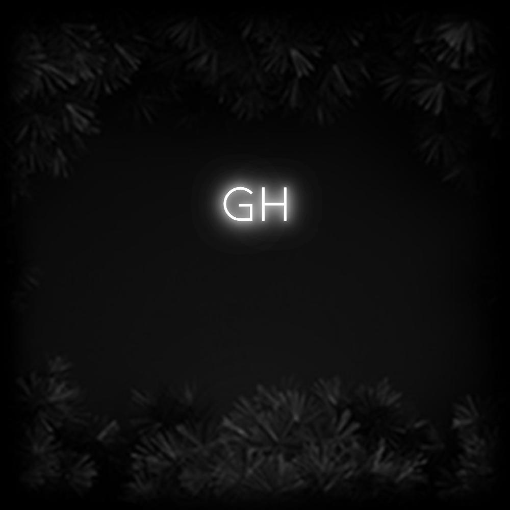 Konfiguriertes Neonschild: gh - Official Neon - led neon schild schriftzug personalisiert