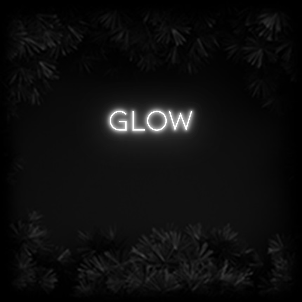 Konfiguriertes Neonschild: Glow - Official Neon - led neon schild schriftzug personalisiert