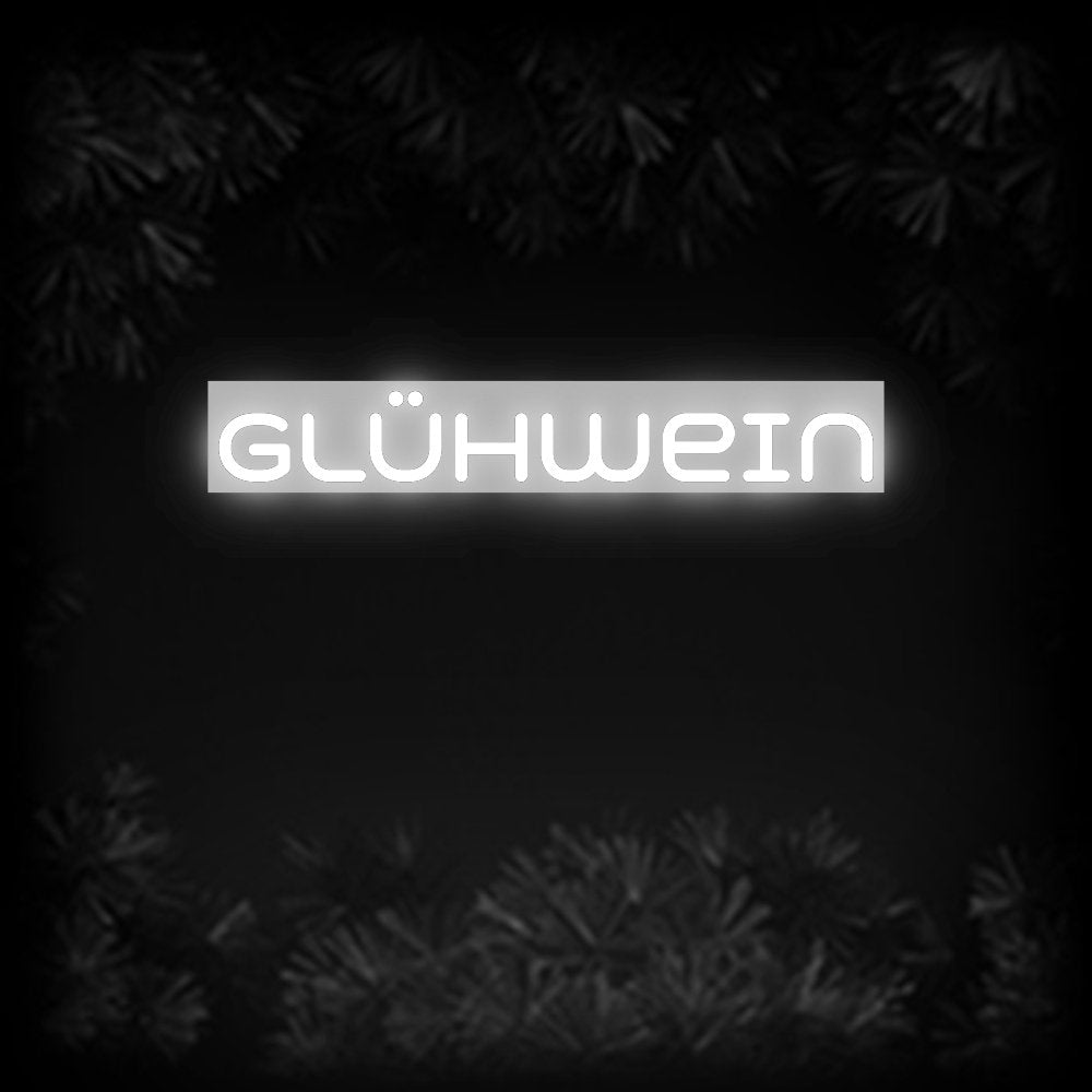 Konfiguriertes Neonschild: Glühwein - Official Neon - led neon schild schriftzug personalisiert