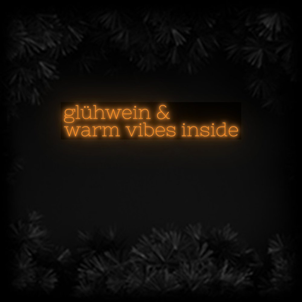 Konfiguriertes Neonschild: glühwein & ... - Official Neon - led neon schild schriftzug personalisiert