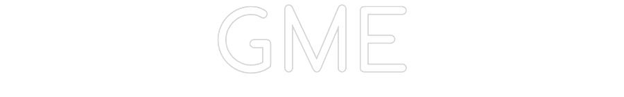 Konfiguriertes Neonschild: GME - Official Neon - led neon schild schriftzug personalisiert