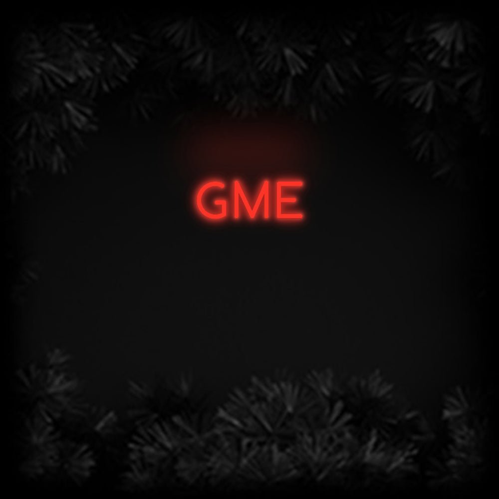 Konfiguriertes Neonschild: GME - Official Neon - led neon schild schriftzug personalisiert