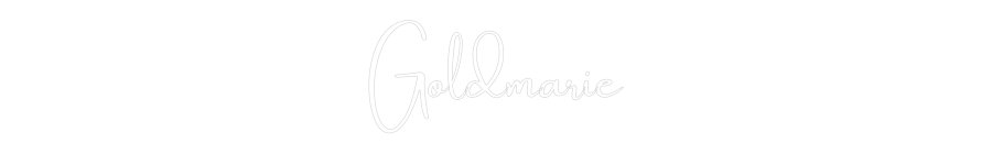 Konfiguriertes Neonschild: Goldmarie - Official Neon - led neon schild schriftzug personalisiert