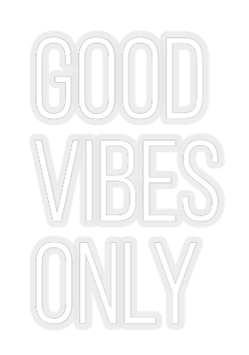 Konfiguriertes Neonschild: Good Vibes ... - Official Neon - led neon schild schriftzug personalisiert