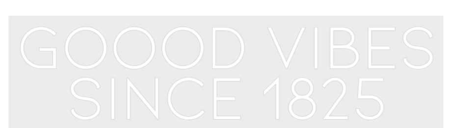 Konfiguriertes Neonschild: Goood Vibes ... - Official Neon - led neon schild schriftzug personalisiert