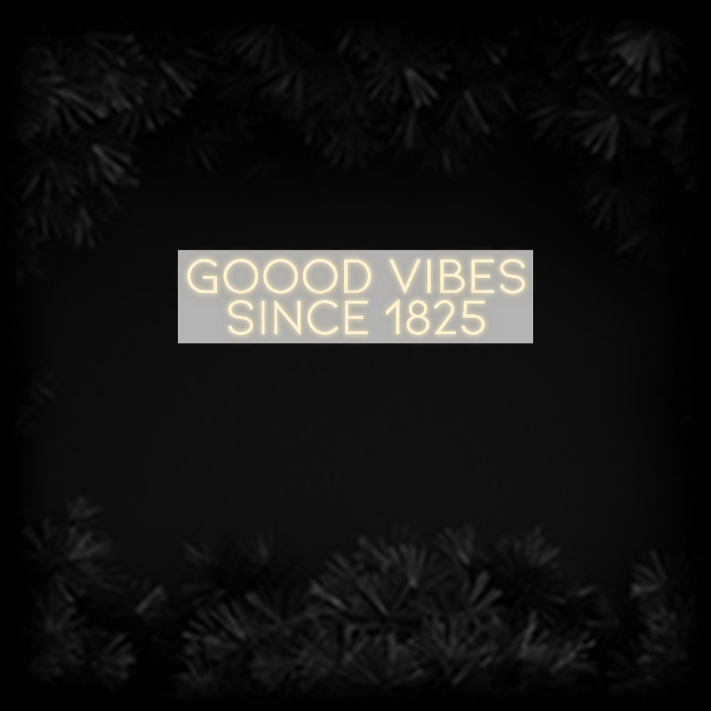 Konfiguriertes Neonschild: Goood Vibes ... - Official Neon - led neon schild schriftzug personalisiert