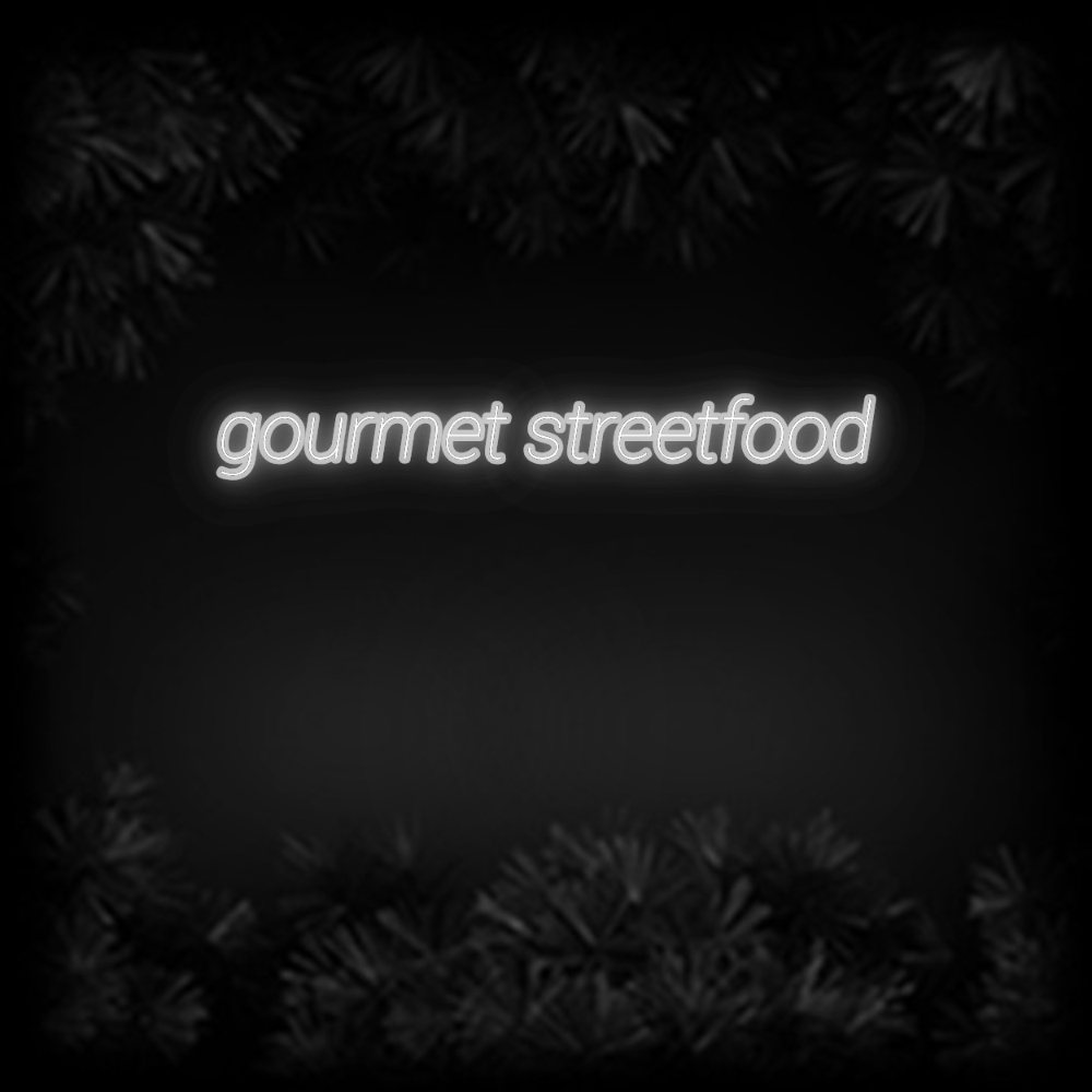 Konfiguriertes Neonschild: gourmet stree... - Official Neon - led neon schild schriftzug personalisiert