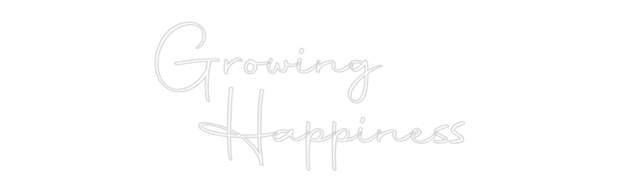 Konfiguriertes Neonschild: Growing Ha... - Official Neon - led neon schild schriftzug personalisiert