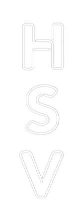 Konfiguriertes Neonschild: H S V - Official Neon - led neon schild schriftzug personalisiert