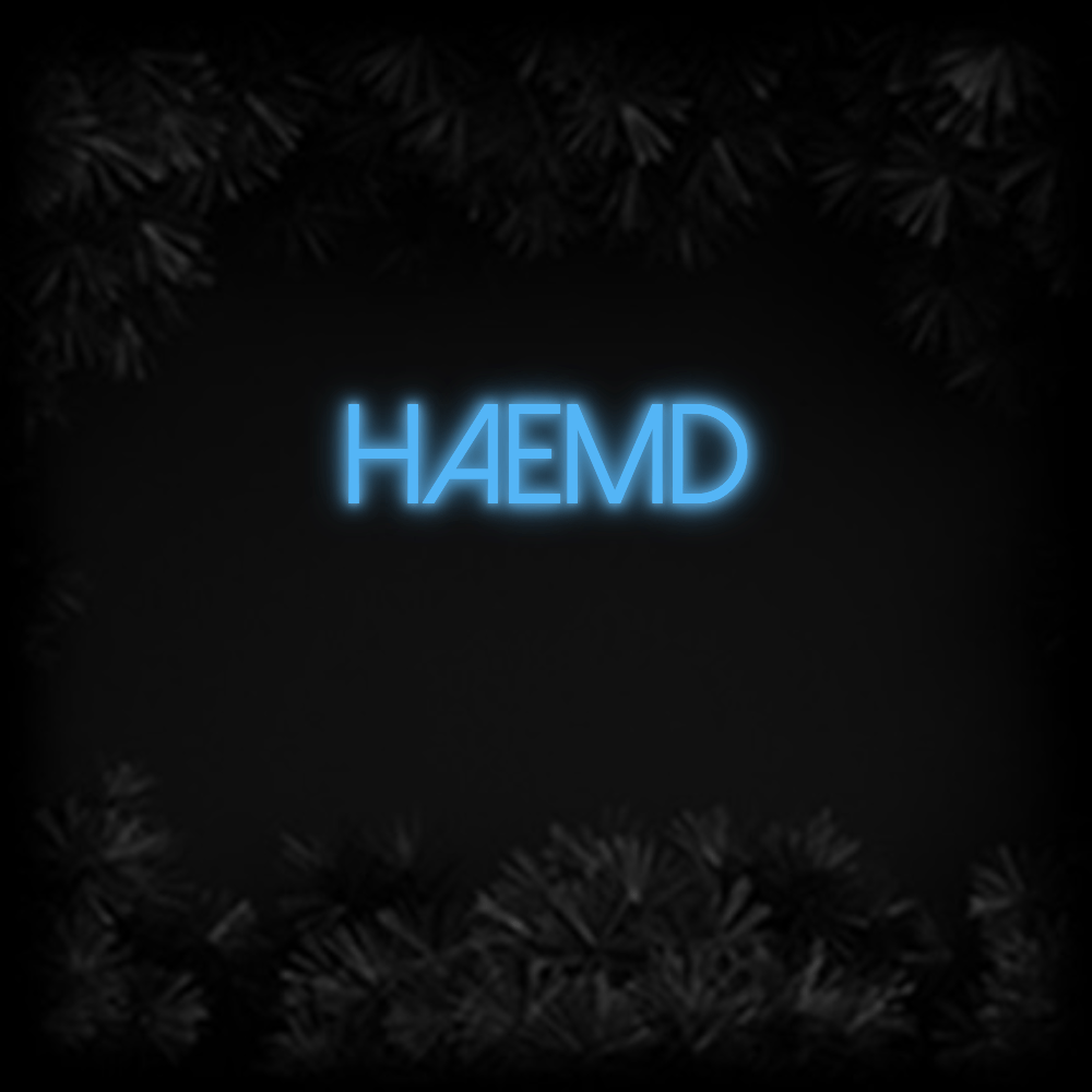 Konfiguriertes Neonschild: haemd - Official Neon - led neon schild schriftzug personalisiert