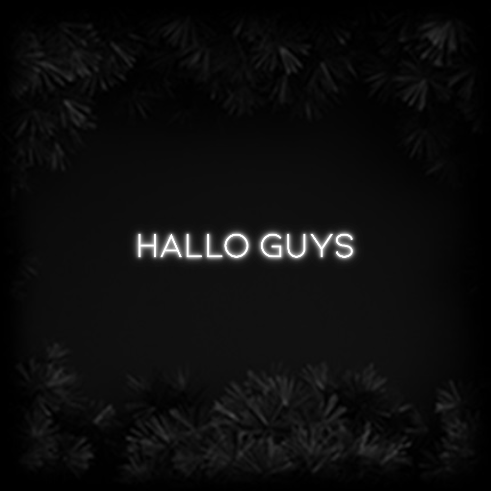 Konfiguriertes Neonschild: Hallo guys - Official Neon - led neon schild schriftzug personalisiert