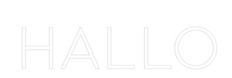 Konfiguriertes Neonschild: hallo - Official Neon - led neon schild schriftzug personalisiert