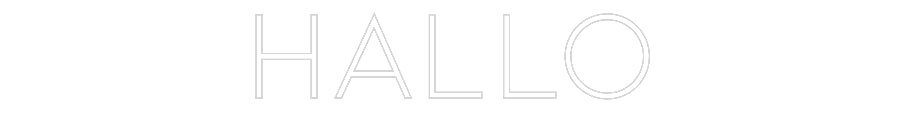 Konfiguriertes Neonschild: Hallo - Official Neon - led neon schild schriftzug personalisiert