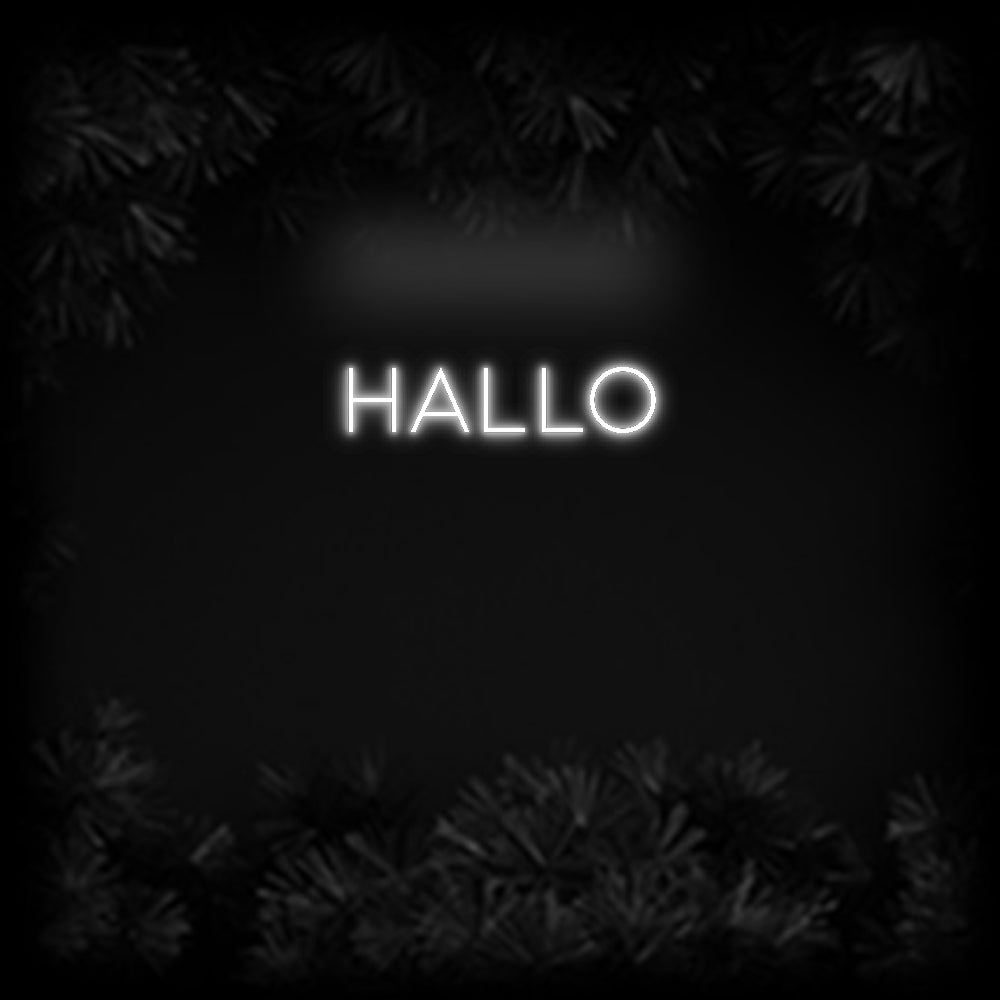 Konfiguriertes Neonschild: Hallo - Official Neon - led neon schild schriftzug personalisiert