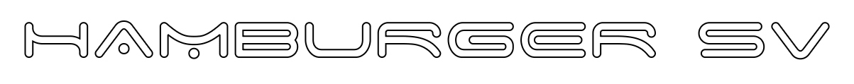 Konfiguriertes Neonschild: HAMBURGER SV - Official Neon - led neon schild schriftzug personalisiert