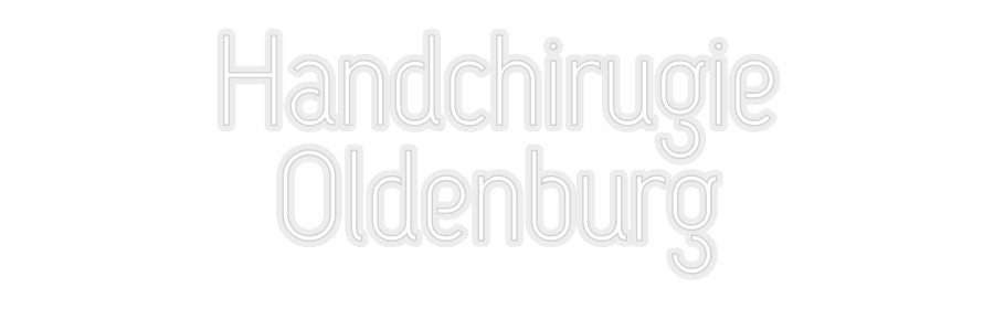 Konfiguriertes Neonschild: Handchirugie ... - Official Neon - led neon schild schriftzug personalisiert