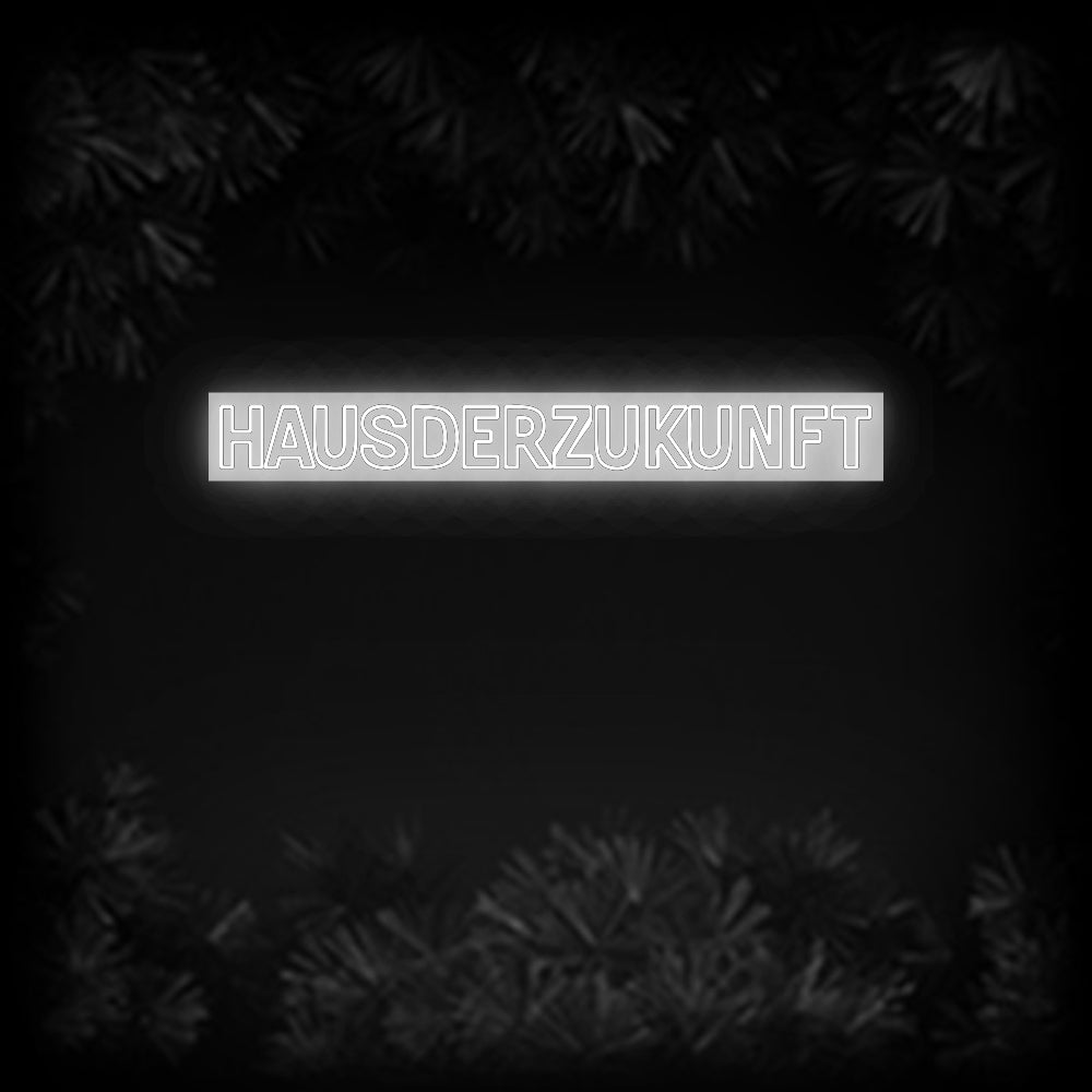 Konfiguriertes Neonschild: HAUSDERZUKUNFT - Official Neon - led neon schild schriftzug personalisiert