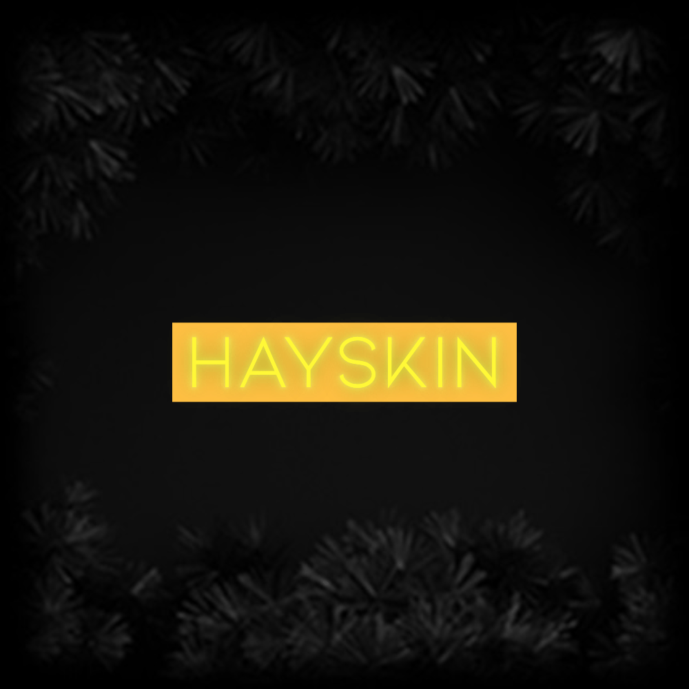 Konfiguriertes Neonschild: HAYSKIN - Official Neon - led neon schild schriftzug personalisiert