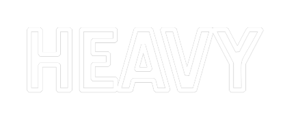 Konfiguriertes Neonschild: HEAVY - Official Neon - led neon schild schriftzug personalisiert