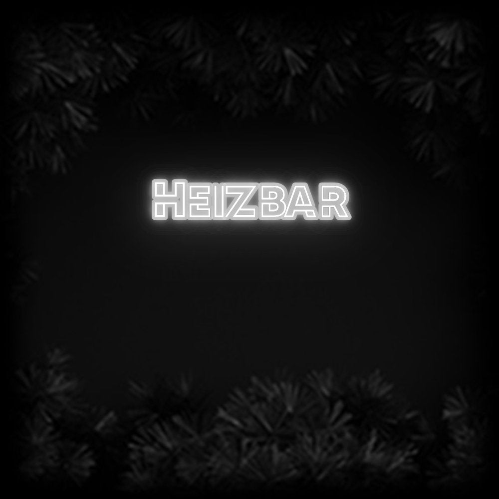 Konfiguriertes Neonschild: Heizbar - Official Neon - led neon schild schriftzug personalisiert