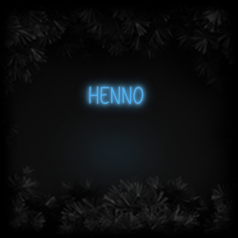 Konfiguriertes Neonschild: Henno - Official Neon - led neon schild schriftzug personalisiert